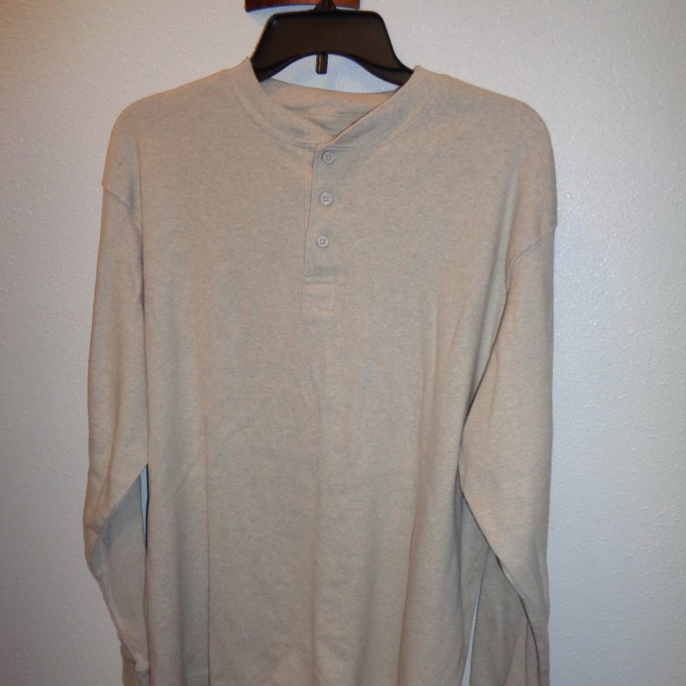 Basic Editions Long Sleeve Top Size L